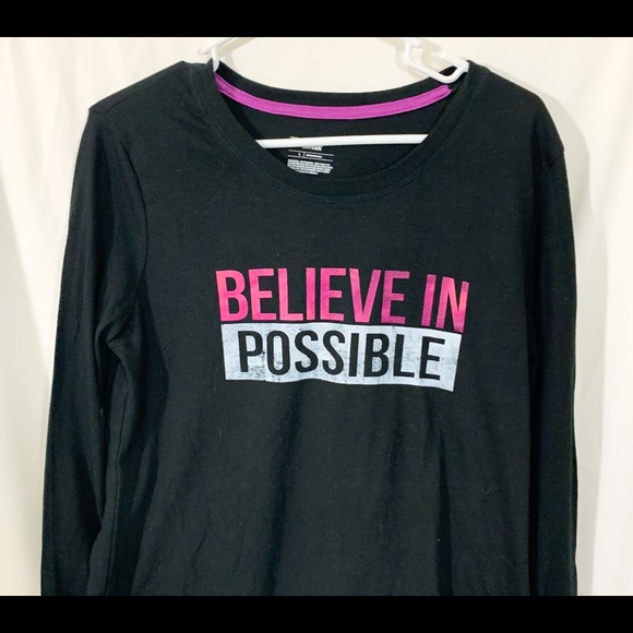 Tops - Black and purple athletic long sleeve